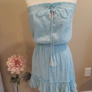 SUGAR & CREAM NWT Boho Dress Keyhole Front